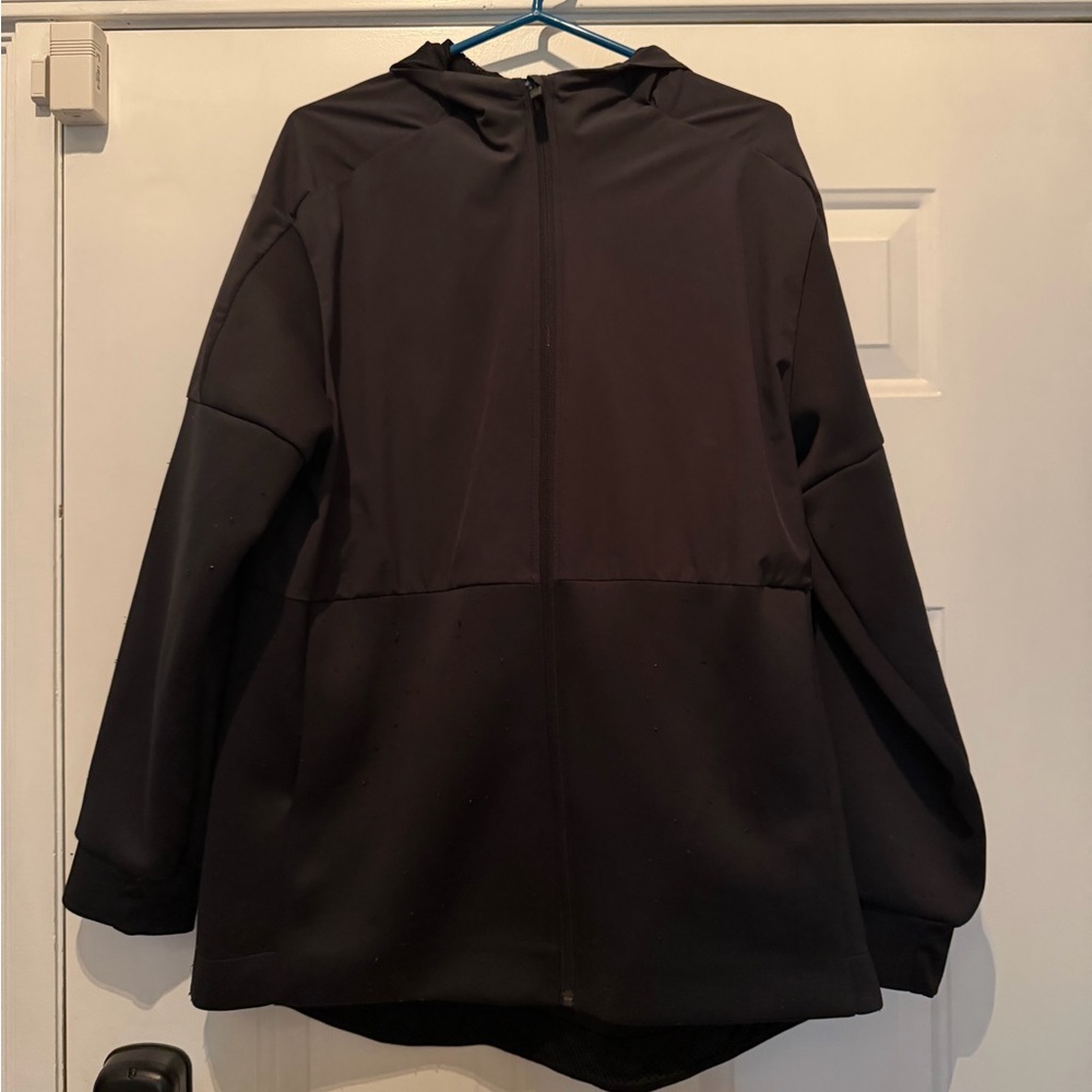 Adidas Black Jacket with White Logo